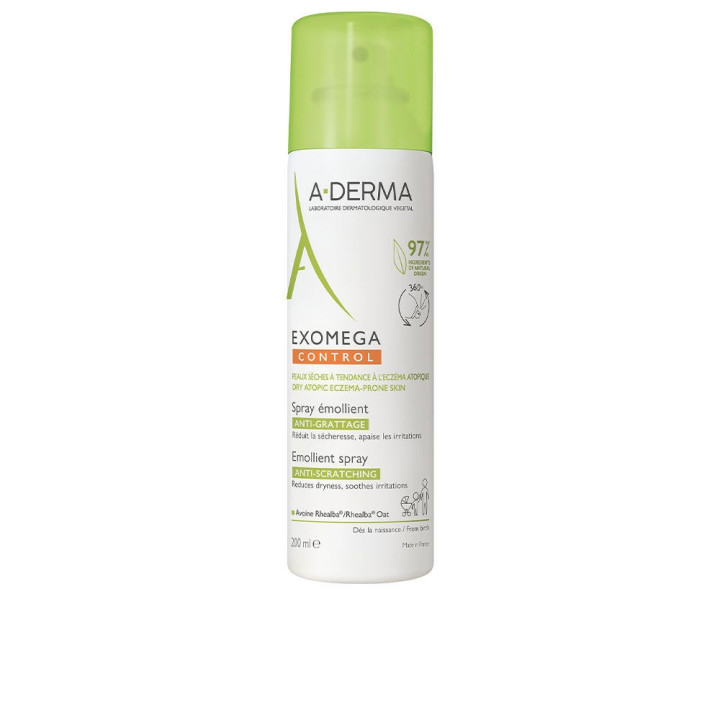 Spray emolient cu efect de calmare si reducere a iritatiilor A-DERMA EXOMEGA CONTROL 200 ml