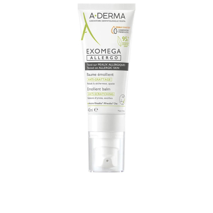 Balsam facial emolient A-DERMA EXOMEGA ALLERGO 40 ml