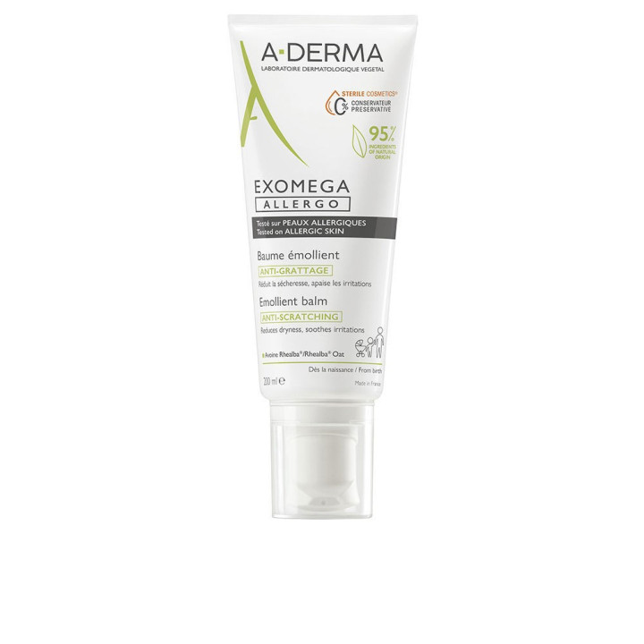 Balsam facial emolient A-DERMA EXOMEGA ALLERGO 200 ml