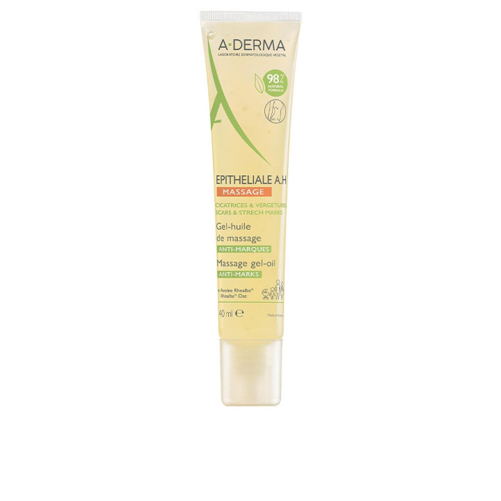 Ulei de corp pentru diminuarea cicatricilor si a vergeturilor A-DERMA EPITHELIALE A.H. MASSAGE 40 ml