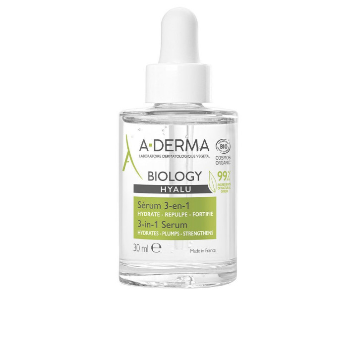 Ser facial cu acid hialuronic hidratant si revitalizant A-DERMA BIOLOGY 30 ml