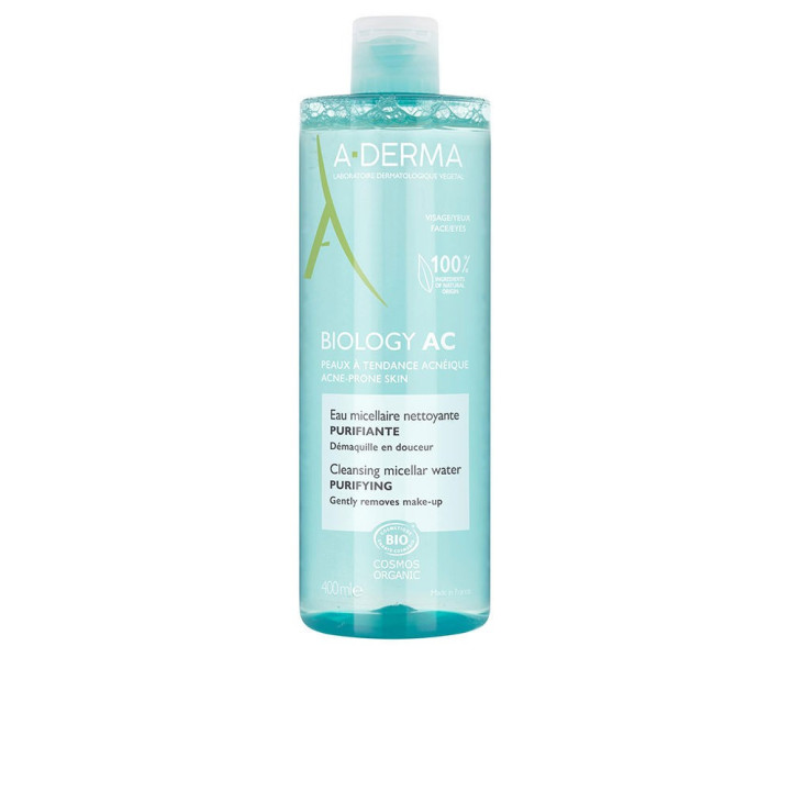 Apa micelara pentru ten gras si acneic A-Derma BIOLOGY AC 400 ml