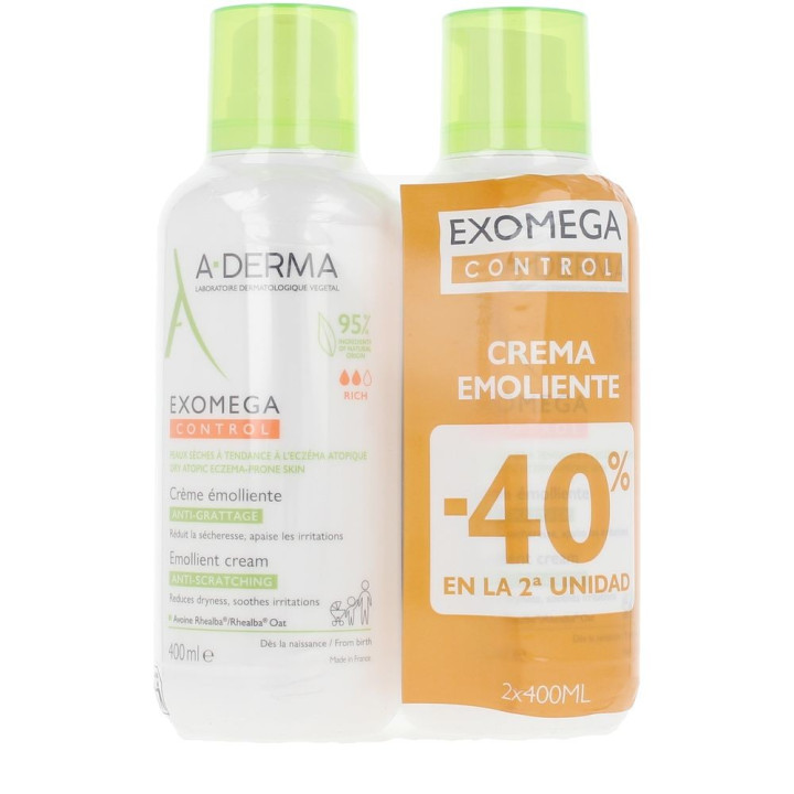 Set Crema emolienta anti-iritatii A-DERMA EXOMEGA CONTROL 800 ml