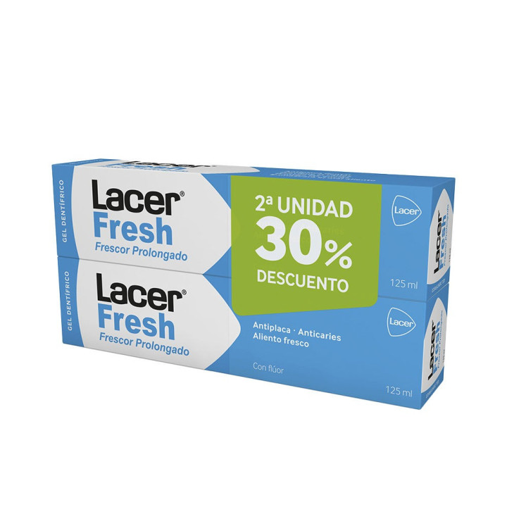 LACERFRESH TOOTHPASTE GEL PACK 2 x 125 ml