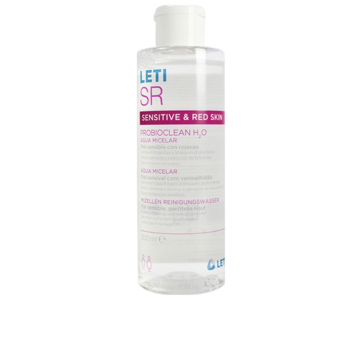 LETISR SENSITIVE &amp; RED SKIN PROBIOCLEAN H2O micellar water 200 ml