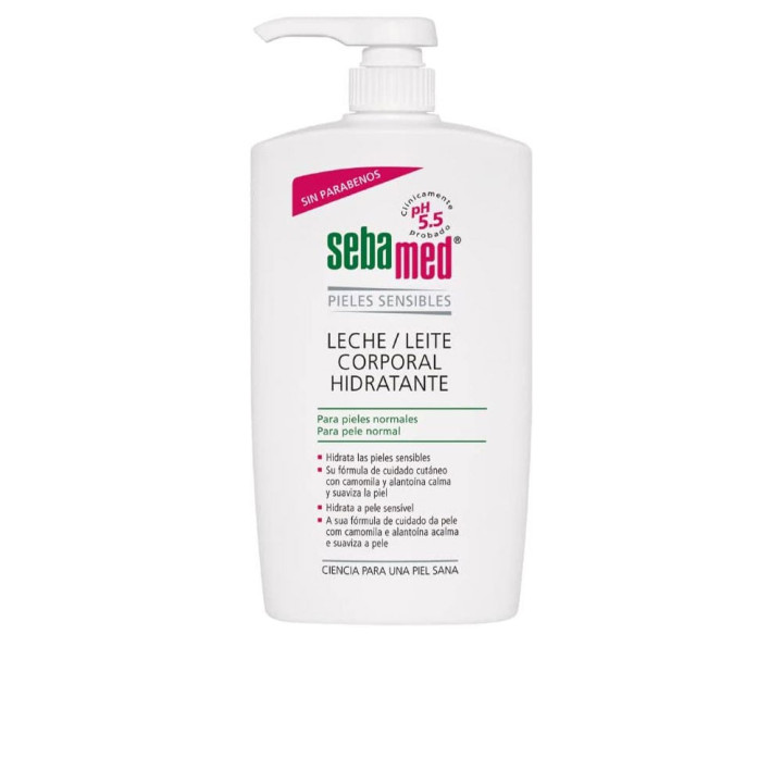 Lapte de corp hidratant pentru pielea sensibila, Sebamed, 750 ml