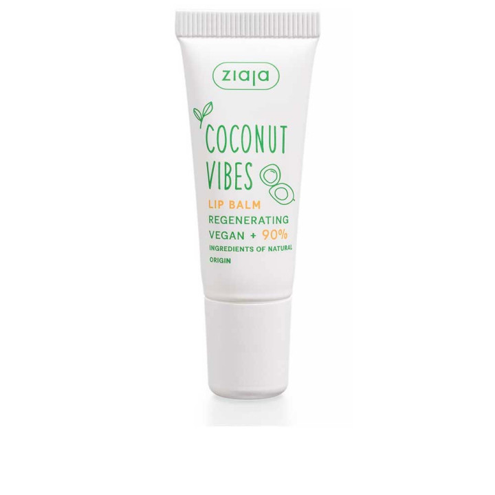 Balsam de buze regenerant cu extract de nuca de cocos si portocala Ziaja COCONUT &amp; ORANGE VIBES 10 ml