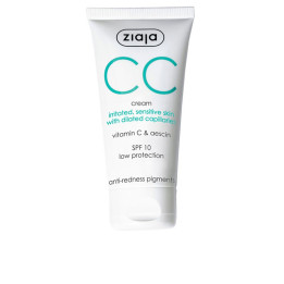 Crema corectoare pentru tenul iritat si sensibil Ziaja CC CREAM SPF10 50 ml
