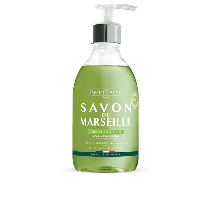 Gel de dus cu lamaie si menta BeauTerra MARSEILLE 300 ml