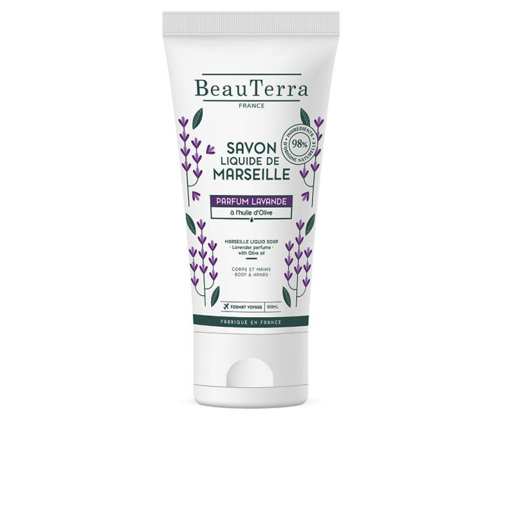 Gel de dus cu extract de lavanda BeauTerra Marseille 100 ml