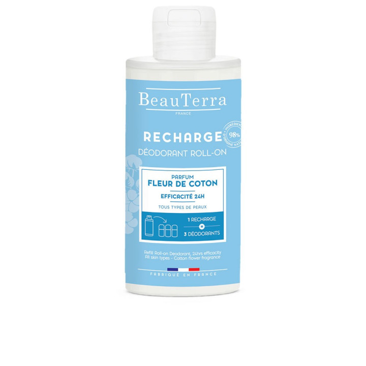 COTTON FLOWER roll-on deodorant refill 150 ml