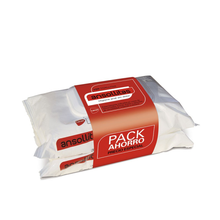 ANSOLLITAS WIPES PACK 2 x 50 units