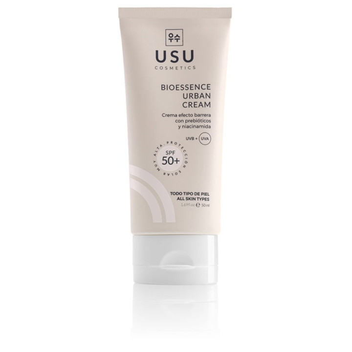 Crema faciala cu protectie solara USU COSMETICS BIOESSENCE URBAN SPF50+ 50 ml
