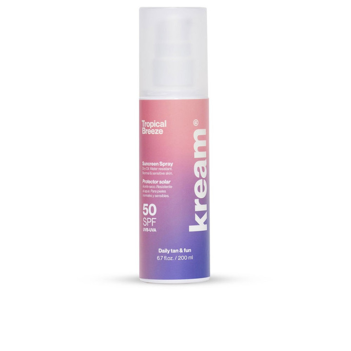 Ulei uscat cu protectie solara pentru corp Kream TROPICAL BREEZE SPF50+ 200 ml