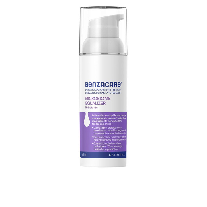 Lotiune faciala hidratanta BENZACARE MICROBIOME EQUALIZER 50 ml