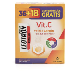 Supliment alimentar efervescent cu aroma de portocala LEOTRON VITAMINA C 54 tablete