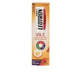 Supliment alimentar efervescent cu aroma de portocala LEOTRON VITAMINA C 18 tablete