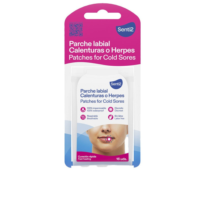 Set Plasturi pentru herpes Senti2 PARCHES HERPES LABIAL 16 buc