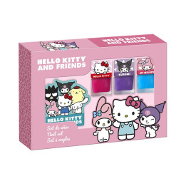 HELLO KITTY AND FRIENDS NAILS SET 3 pcs
