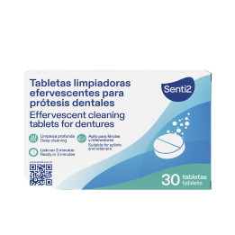 Tablete pentru curatarea protezelor dentare Senti2 Tabletas Limpiadoras para Dentaduras Postizas 30 buc