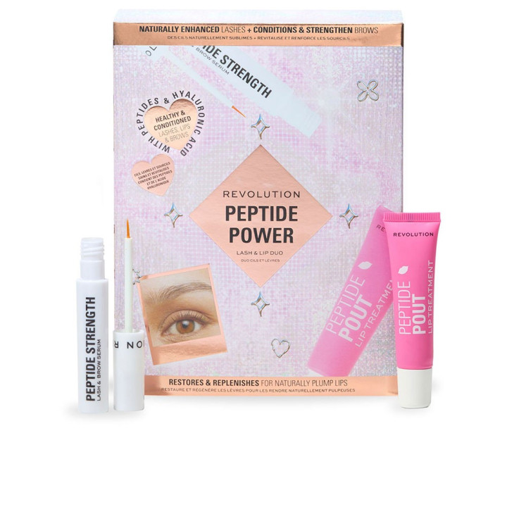Set Tratamente gene si buze Revolution PEPTIDE POWER 2 buc