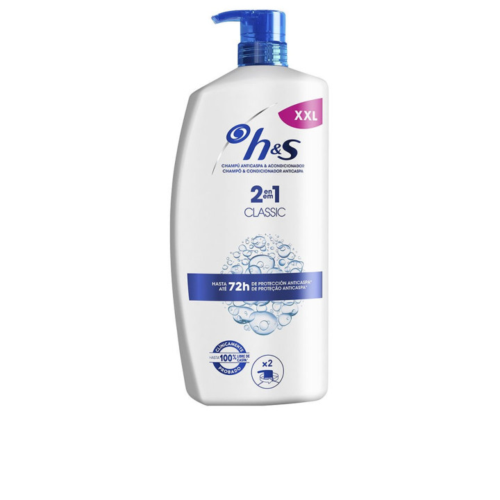H&amp;S CLASSIC 2in1 anti-dandruff shampoo and conditioner pump 1000ml