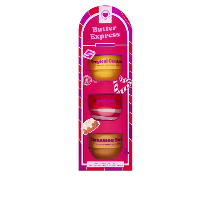 Set Unt de corp hidratant pentru catifelare Revolution I HEART REVOLUTION MANTECA CORPORAL 3 buc