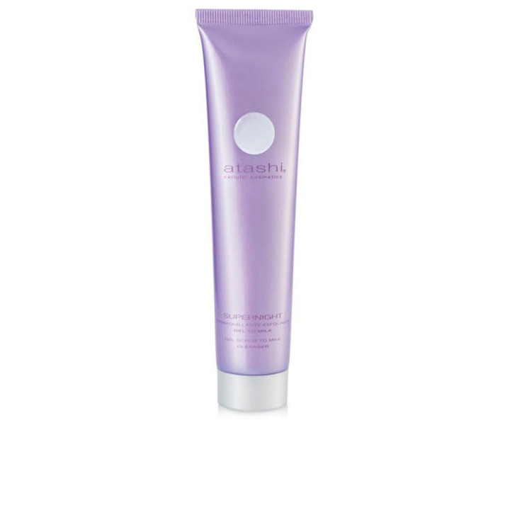 Lapte demachiant cu efect de detoxifiere si exfoliere atashi SUPERNIGHT 75 ml