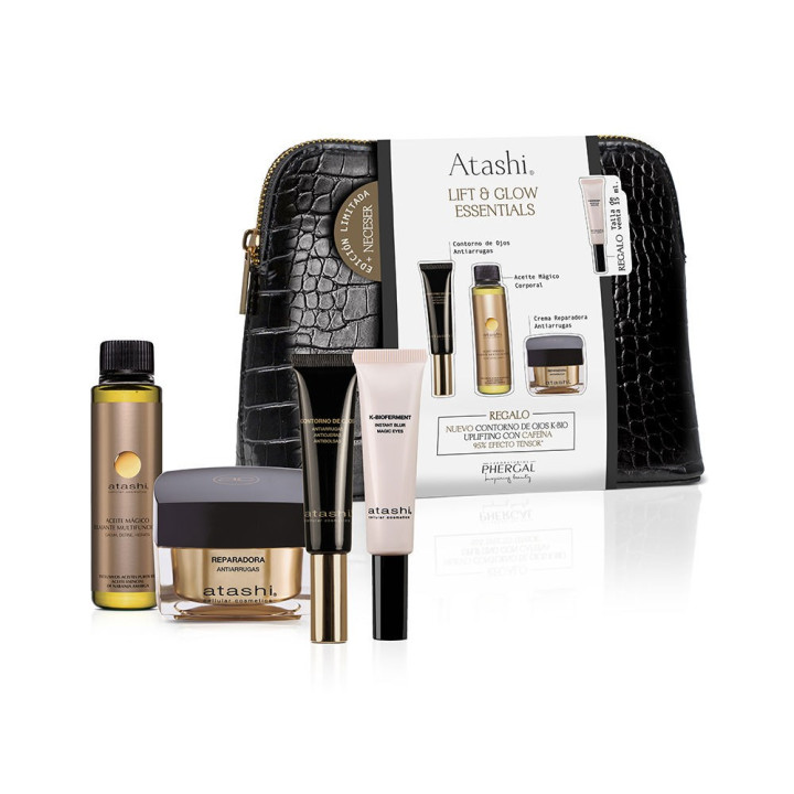 LIFT & GLOW ESSENTIALS RITUAL ANTIARRUGAS ESTUCHE 5 pz