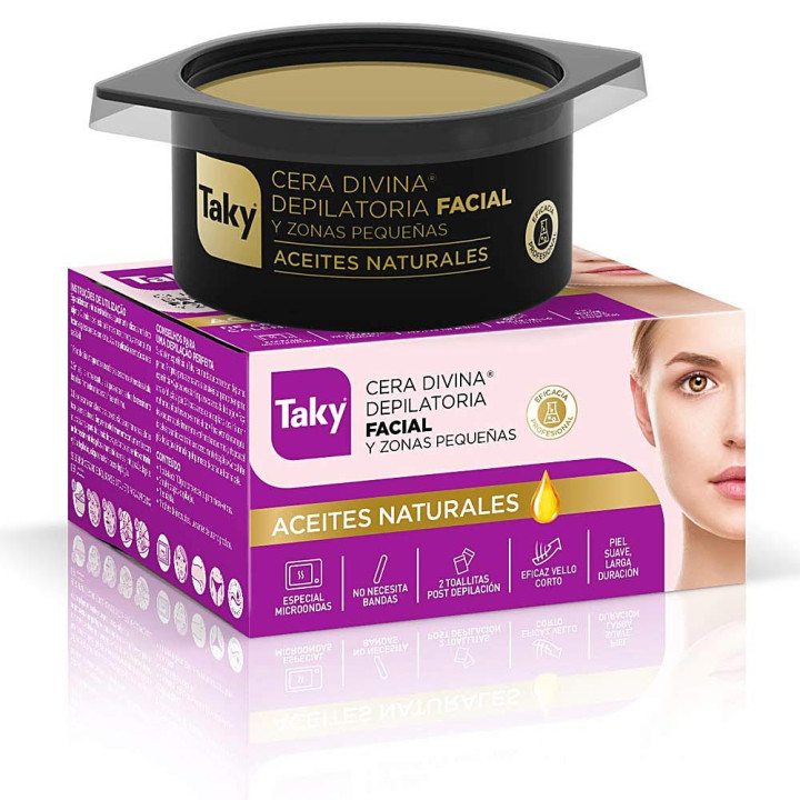 Ceara de epilare pentru ten cu uleiuri naturale Taky ACEITES NATURALES 100 g
