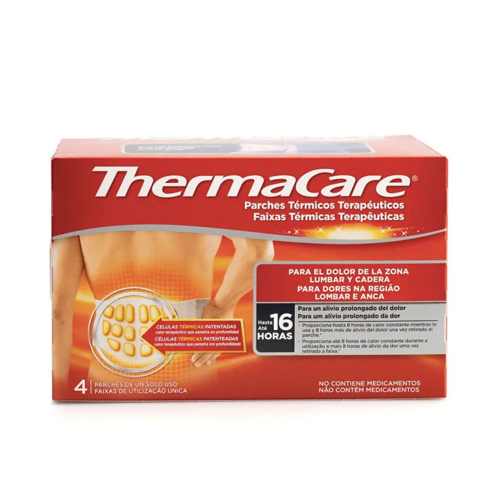 THERMACARE lumbar hip heat patches 4 units