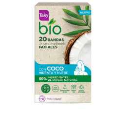Benzi cu ceara pentru epilarea tenului Taky BIO COCO 20 benzi