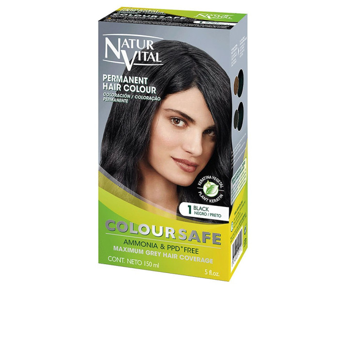 COLOURSAFE permanent dye #1-black