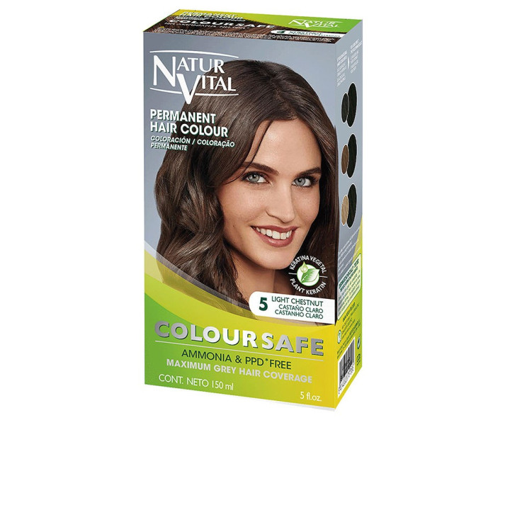 COLOURSAFE tinte permanente #5-castaño claro
