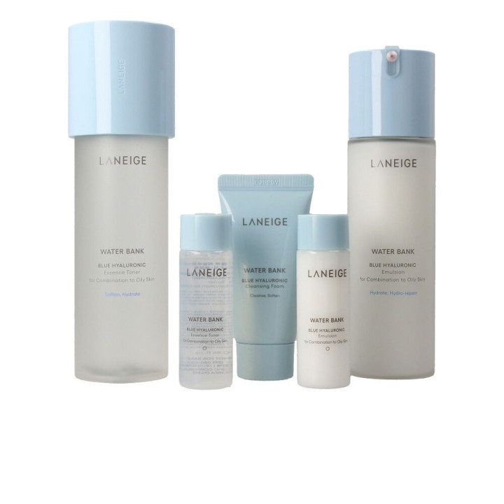 WATER BANK HA BLUE ESSENTIAL OILY SKIN ESTUCHE 5 pz