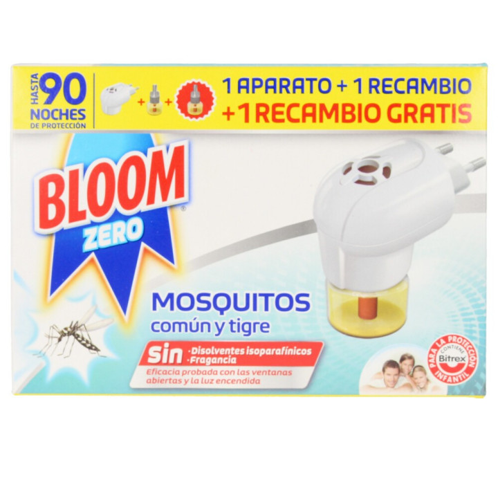 Set protectie eficienta si continua impotriva tantarilor Bloom ZERO MOSQUITOS 3 buc