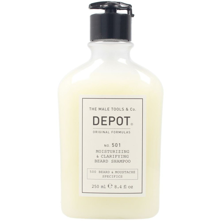 BEARD &amp; MUSTACHE Nº501 moisturizing &amp; clarifying beard shampoo 250 ml