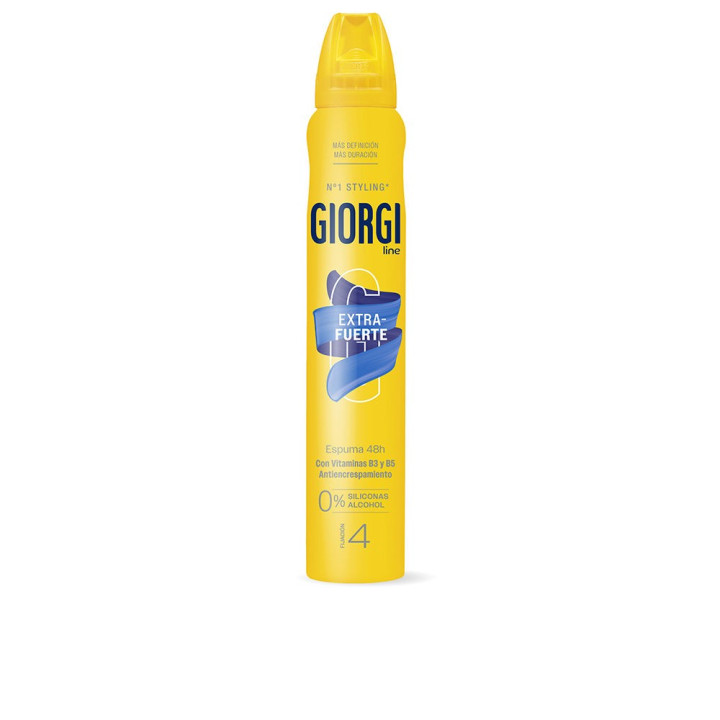 Spuma de par cu finisaj natural GIORGI FIJACIÓN EXTRAFUERTE nº4 250 ml