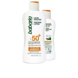 Set ingrijire corp cu protectie solara Babaria SOLAR PIEL SENSIBLE SPF50+ 2 buc