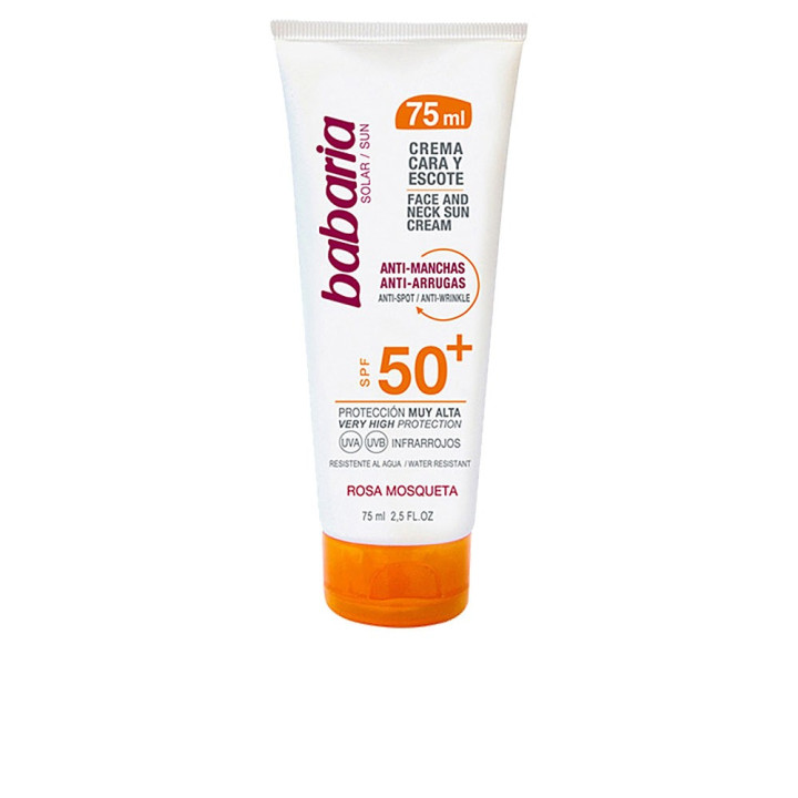 Fluid solar pentru ten si corp Babaria SOLAR CARA&amp;ESCOTE SPF50+ 75 ml