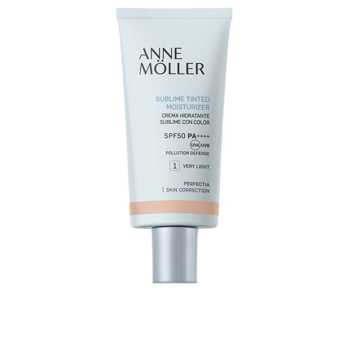 Crema hidratanta cu pigment de culoare si protectie solara SPF50 ANNE MÖLLER PERFECTIA 1 very light 50 ml
