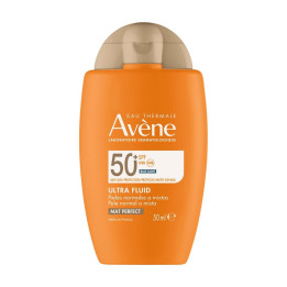 Crema faciala hidratanta cu protectie solara ridicata Avene SOLAIRE ULTRA FLUIDO MAT PERFECT SPF50 50 ml