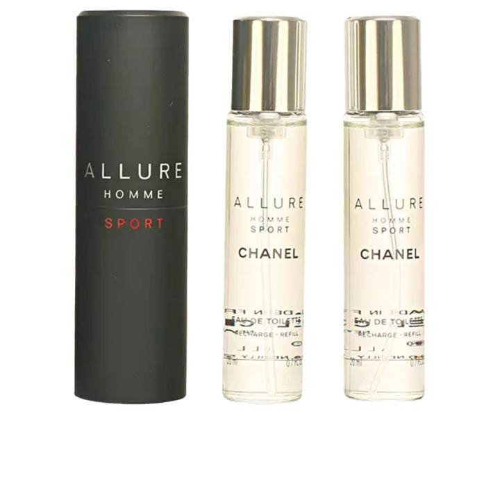 ALLURE HOMME SPORT travel spray and two refills 3 x 20 ml