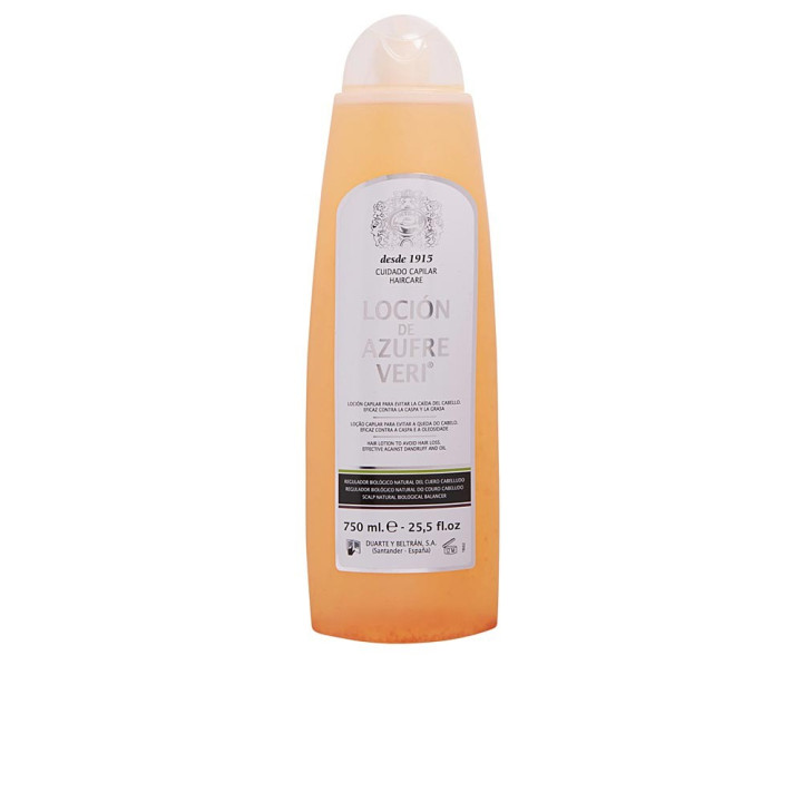 Tratament hidratant anti-cadere a parului cu efect de purificare si volum Azufre Veri Locion 750 ml