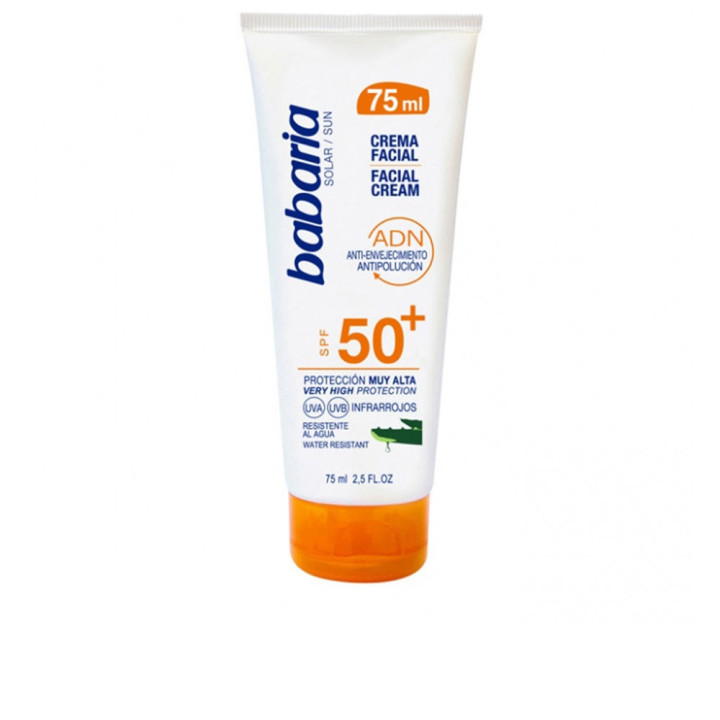 Crema faciala cu protectie solara ridicata Babaria SOLAR ADN SPF50+ 75 ml