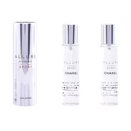ALLURE HOMME SPORT COLOGNE travel spray and two refills 3 x 20 ml