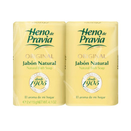 HENO DE PRAVIA ORIGINAL natural soap pack of 2 x 115 gr