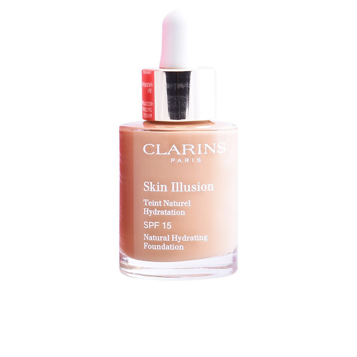 Fond de ten cu finisaj natural CLARINS SKIN ILLUSION SPF15 114 30 ml