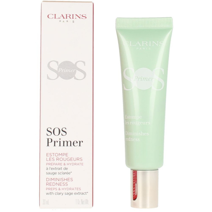 Baza de machiaj pentru ten cu finisaj luminos CLARINS SOS PRIMER 04 green 30 ml