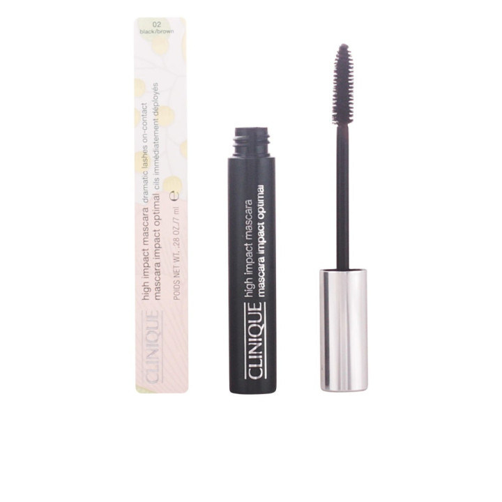 Mascara cu efect de alungire si definire CLINIQUE HIGH IMPACT 02 black/brown 7 ml